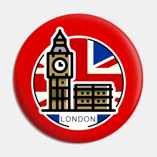 Around the world - London Pin