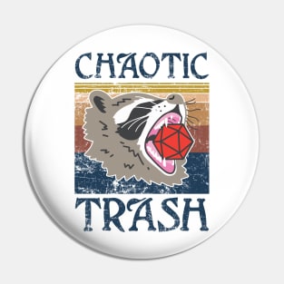 RACCOON CHAOTIC TRASH Pin