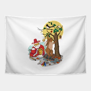 Minhwa: Korean Christmas C Type Tapestry