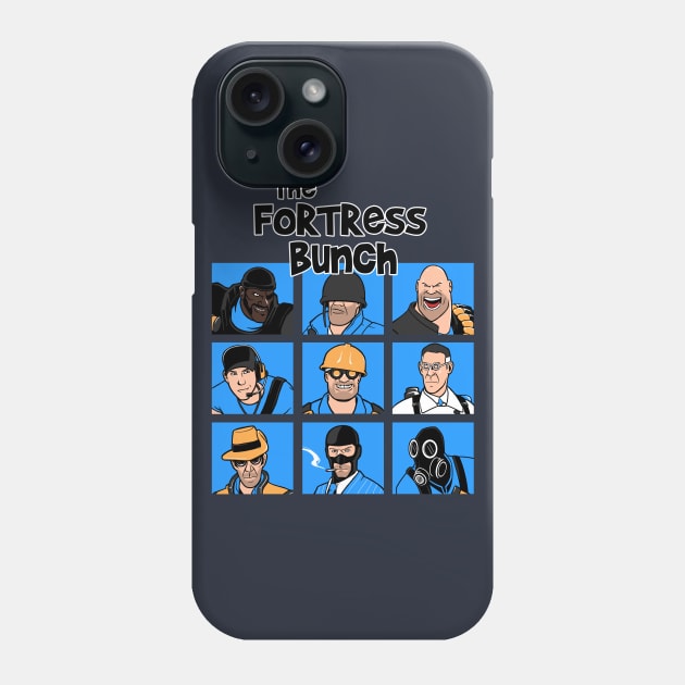 The Fortress Bunch (BLU Team) Phone Case by spacemonkeydr