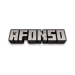 Afonso - Custom Minecraft Nametag T-Shirt