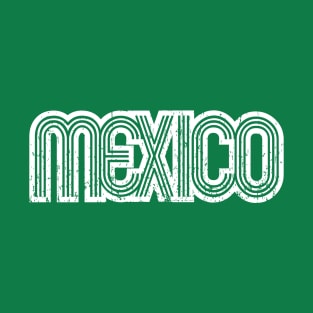 Mexico Retro logo - grunge T-Shirt