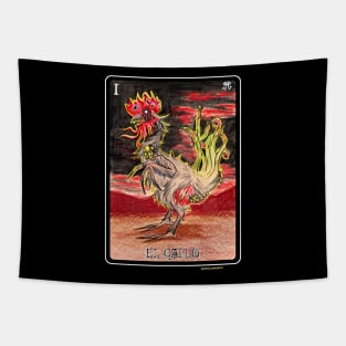 El Gallo - Loteria Mexicana Tapestry