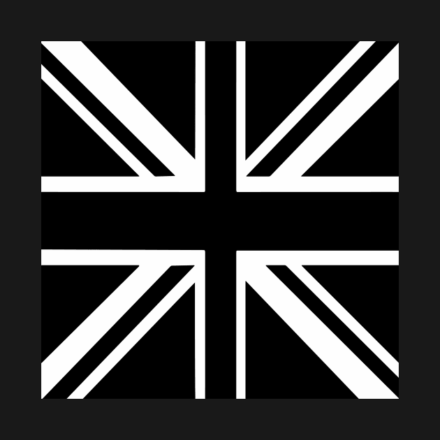 Newcastle United Black & White Union Jack Flag by Culture-Factory