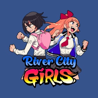 River City Girls: Misako and Kyoko w/ Logo T-Shirt