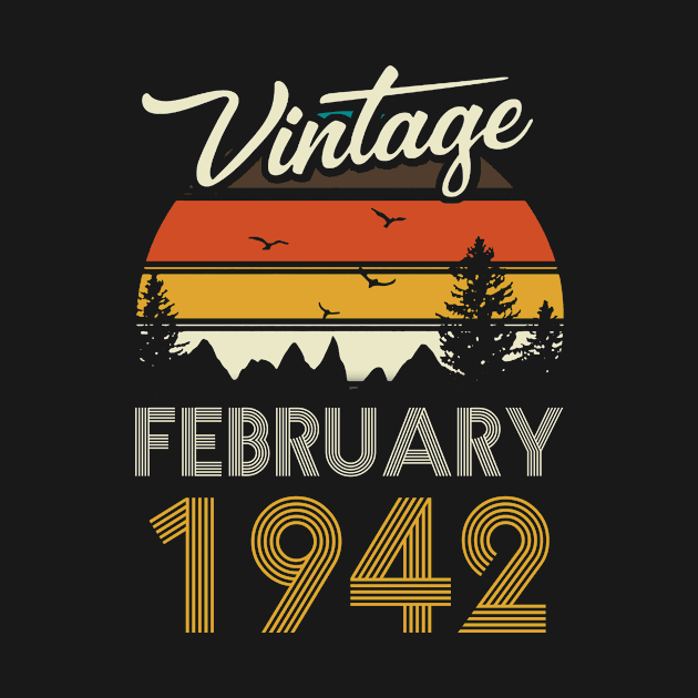 1942 - Vintage February Birthday Gift Shirt by ReneeCummings