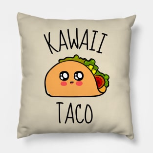 Kawaii Taco Funny Pillow