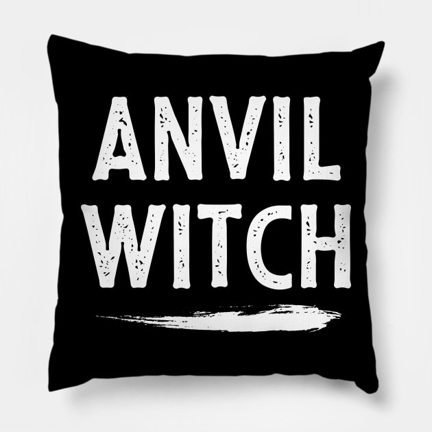 Anvil Witch Pillow by Nice Surprise