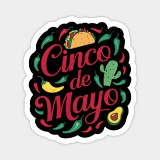 Fiesta Cinco De Mayo Party Magnet