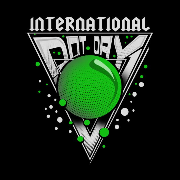 'Green Dot' Awesome International Dot Day Gift by ourwackyhome