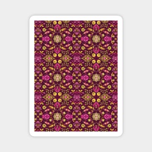 Ornamental floral ramage Magnet