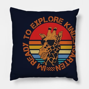 Ready To Explore Kindergarten Pillow