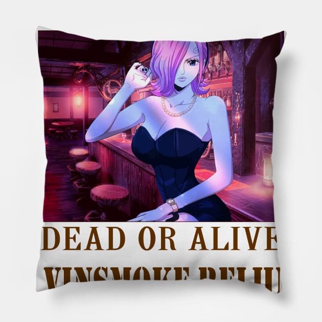 Vinsmoke Reiju One Piece Wanted Pillow by Teedream