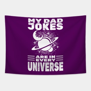 my dad jokes are in every universe Tapestry