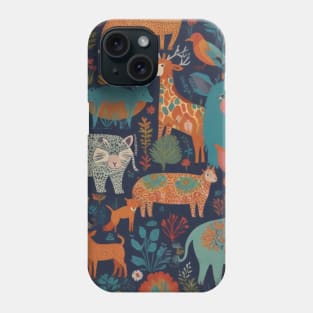 Whimsical Wildlife Medley Phone Case