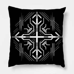 Sacred Geometry Fractal Art Pillow