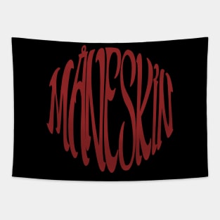 Maneskin red design Tapestry