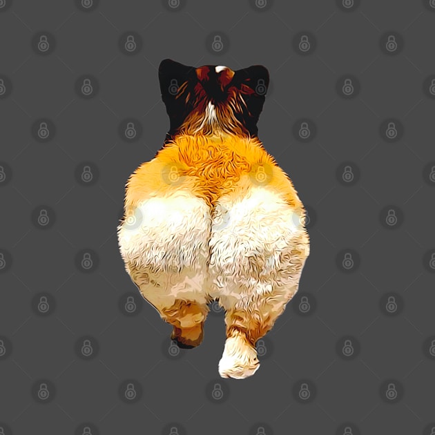 Corgi Butt Pattern Welsh Pembroke by ElegantCat