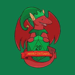 Merry Critsmas Dragon T-Shirt