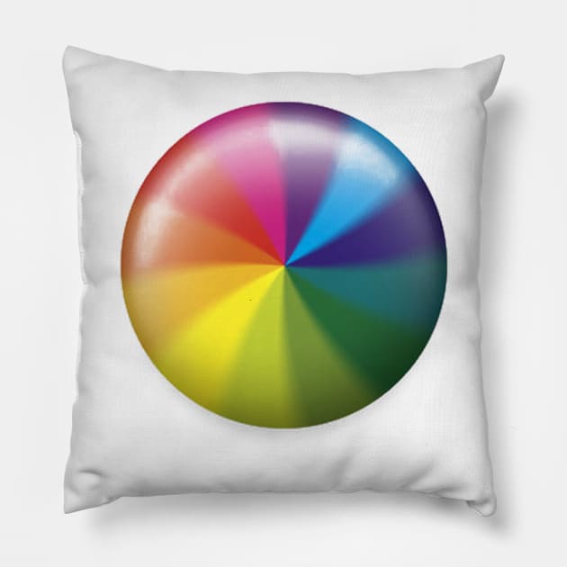 Beach Ball of Doom Pillow by nathansukonik