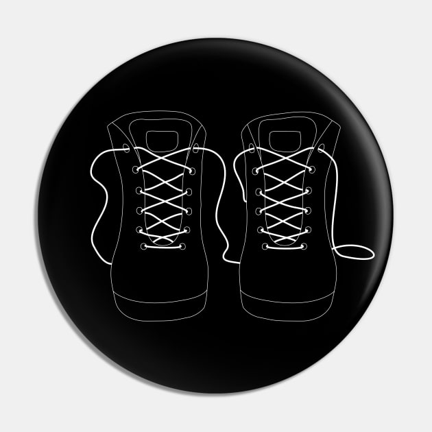 Hiking Boots Pin by KeiKeiCreative