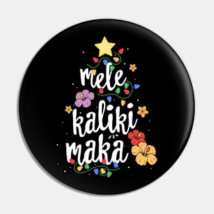 Mele Kalikimaka Christmas Tree Pin