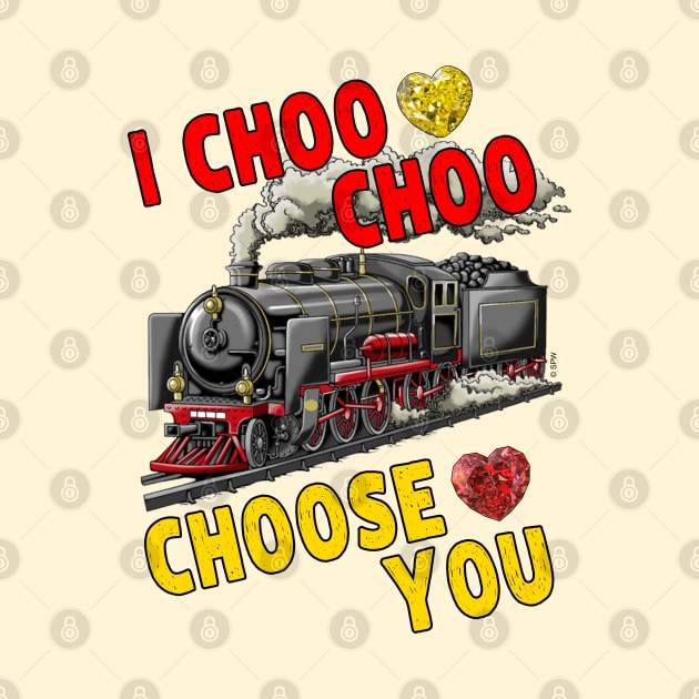 I Choo Choo Choose You - Happy Valentines Day Train Meme by Pharaoh Shop