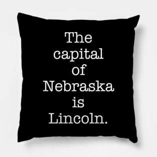 Big Jim Slade... Lincoln, Nebraska Pillow