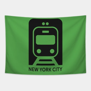 New York City Train Tapestry