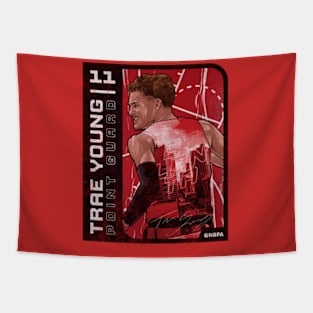 Trae Young Atlanta Card Tapestry