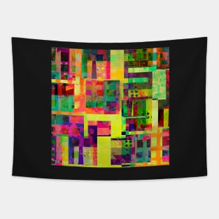 Extreme Color abstract art Tapestry
