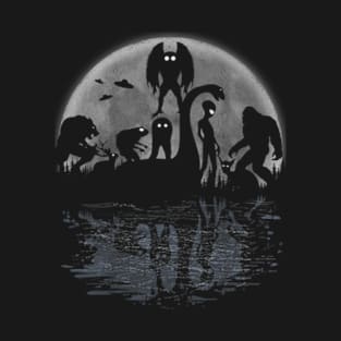 Bigfoot Loch Ness Monster Mothman And Aliens! Cryptid T-Shirt