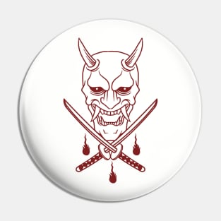 oni katana Pin