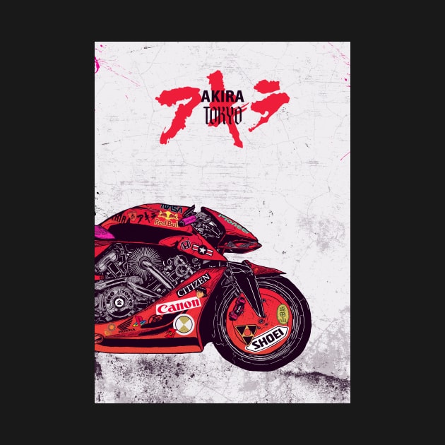 Akira Bike Tokyo by justblackdesign