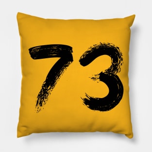 Number 73 Pillow