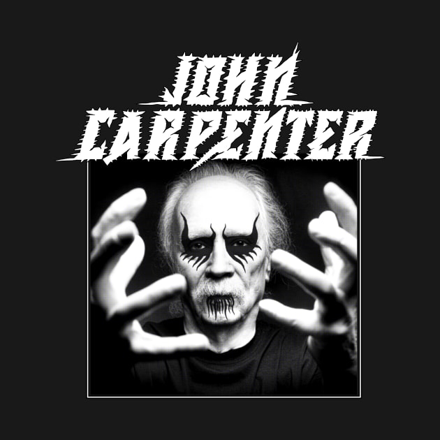John Carpenter Metal Portrait by Metal Detectors