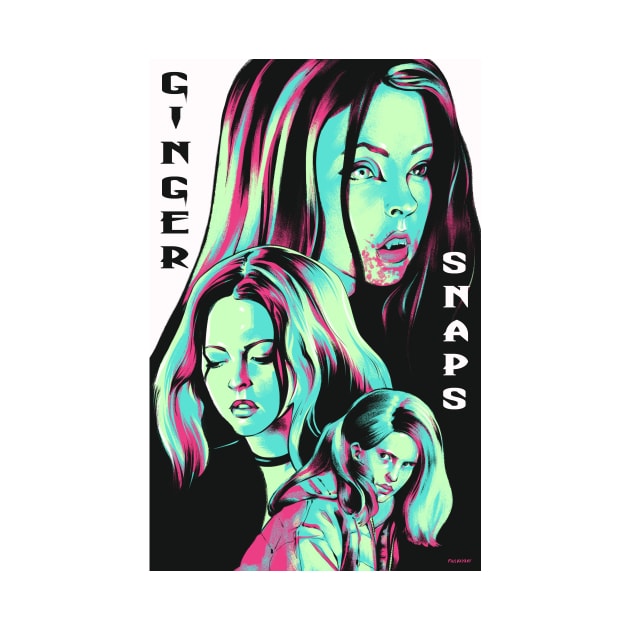 Ginger Snaps Movie Art by PhilRayArt