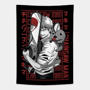 Devil Hunter Chainsaw Tapestry