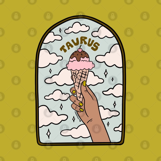 Taurus Ice cream by Doodle by Meg