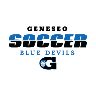 Geneseo Soccer Split Design - BLUE T-Shirt