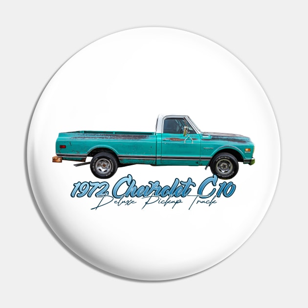 1970 Chevrolet C10 Deluxe Pickup Truck Pin by Gestalt Imagery