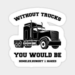 Without Trucks You Would Be, Homeles, Hungry & Naked Magnet