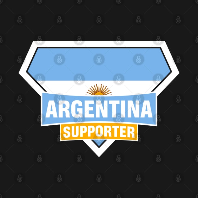 Argentina Super Flag Supporter by ASUPERSTORE