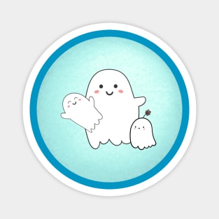 Cute Ghostie Family Magnet