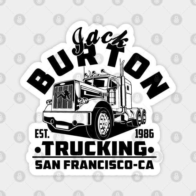 J.Burton trucking Magnet by SuperEdu