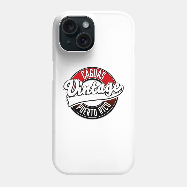 Caguas puerto rico vintage logo. Phone Case by nickemporium1