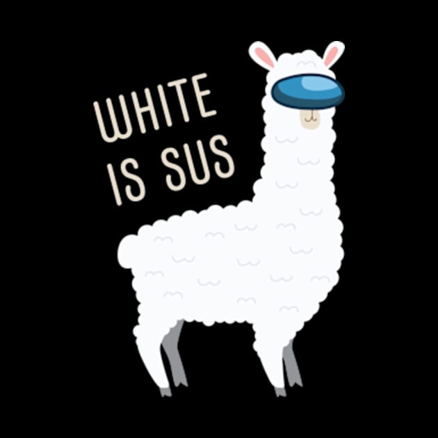 White Is Sus Llama Among Alpaca Us by razlanisme