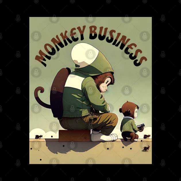 Monkey Business by Tezatoons