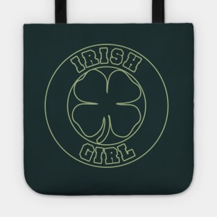 Irish Girl for St Patricks day Tote