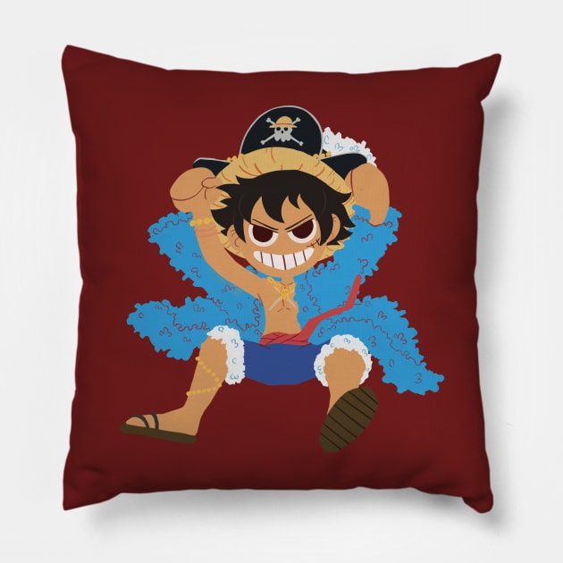 20th Anniversary Luffy Pillow by MossyMushrooms